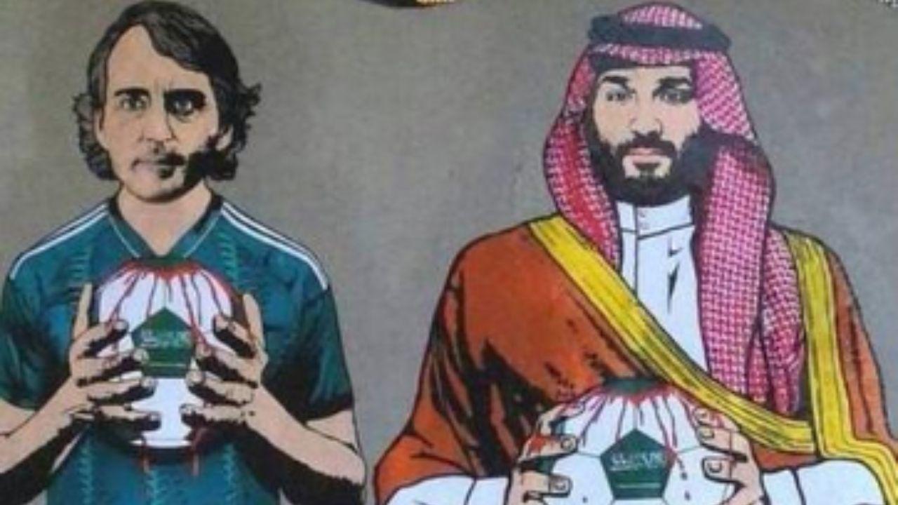 Il murale a San Siro