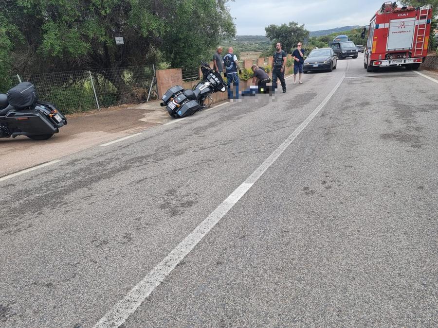 
	L'incidente in cui &egrave; rimasto coinvolto un motociclista&nbsp;

