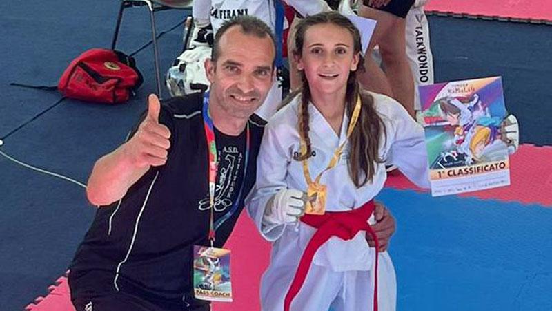 Violante Sanesi al trofeo Coni<br>
