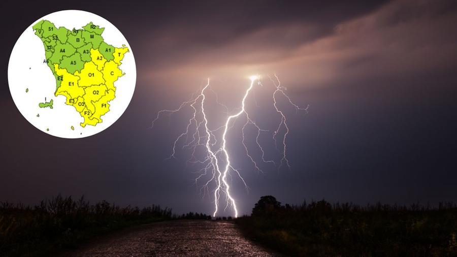 Maltempo in Toscana, prolungata l’allerta “gialla”: le zone più a rischio