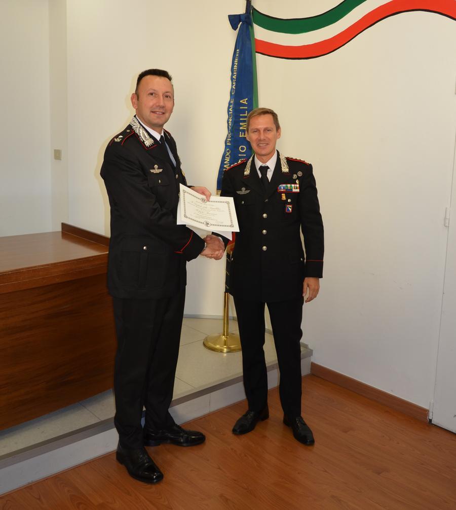 La medaglia Mauriziana al maggiore Pallante