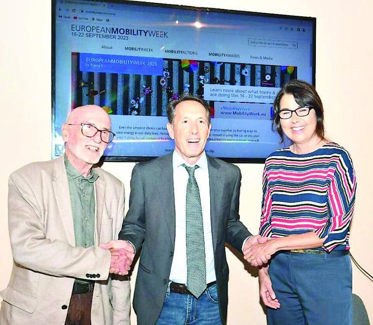 Da sinistra Massimo Dringoli, Remo Santini e Giovanna Cepparello (foto Sernacchioli)