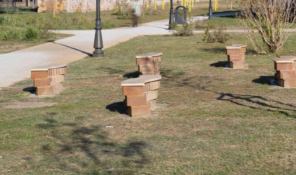 Un tratto del Parco Stampace