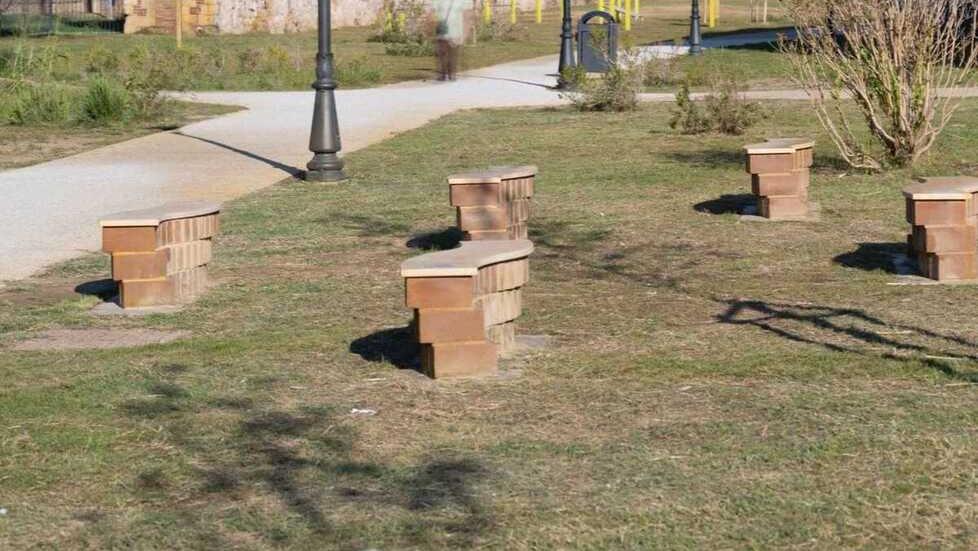Un tratto del Parco Stampace