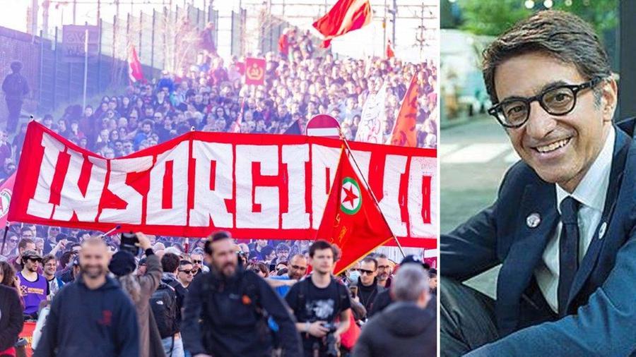 
	A sinistra una delle manifestazioni degli operai, a destra&nbsp;Francesco Borgomeo, l&rsquo;amministratore di Qf&nbsp;che aveva rilevato Gkn

