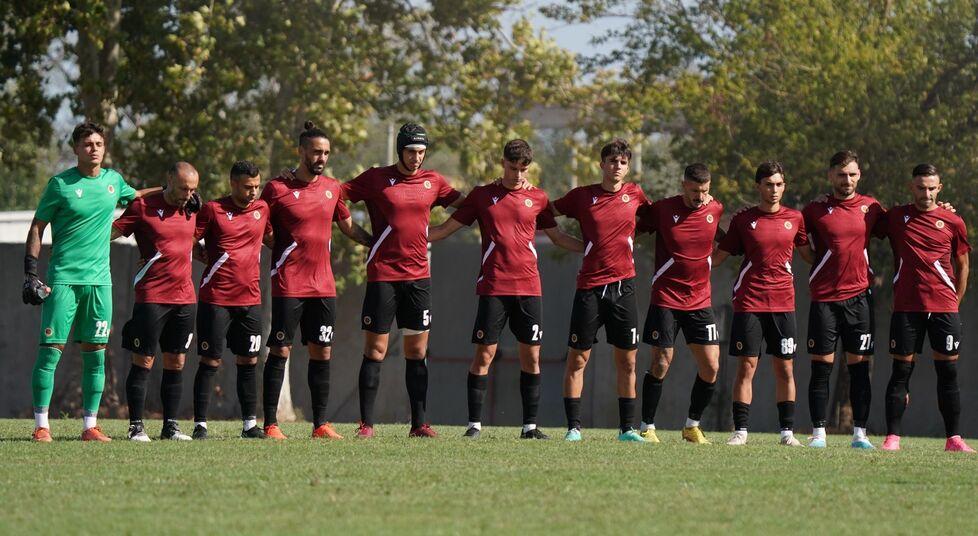L’undici iniziale del Livorno contro il Ponsacco
