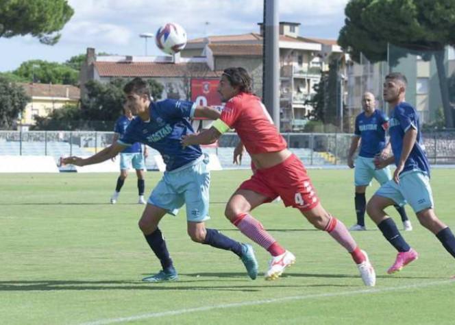 
	Un momento della gara del Seravezza a Grosseto (foto Bf)

