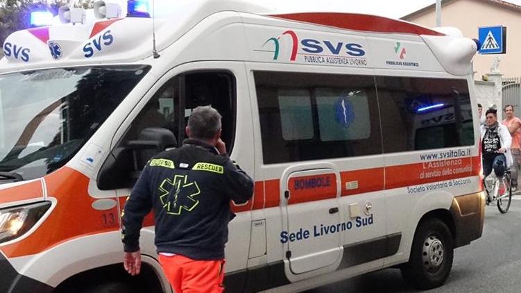 Un'ambulanza della Svs (foto d'archivio)