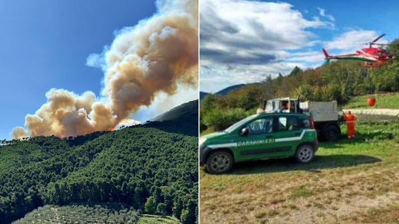 Buti, il rogo causato da una disattenzione ma quel falò non doveva farlo