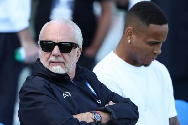 Calcio, De Laurentiis indagato per falso in bilancio per l’acquisto di Osimhen