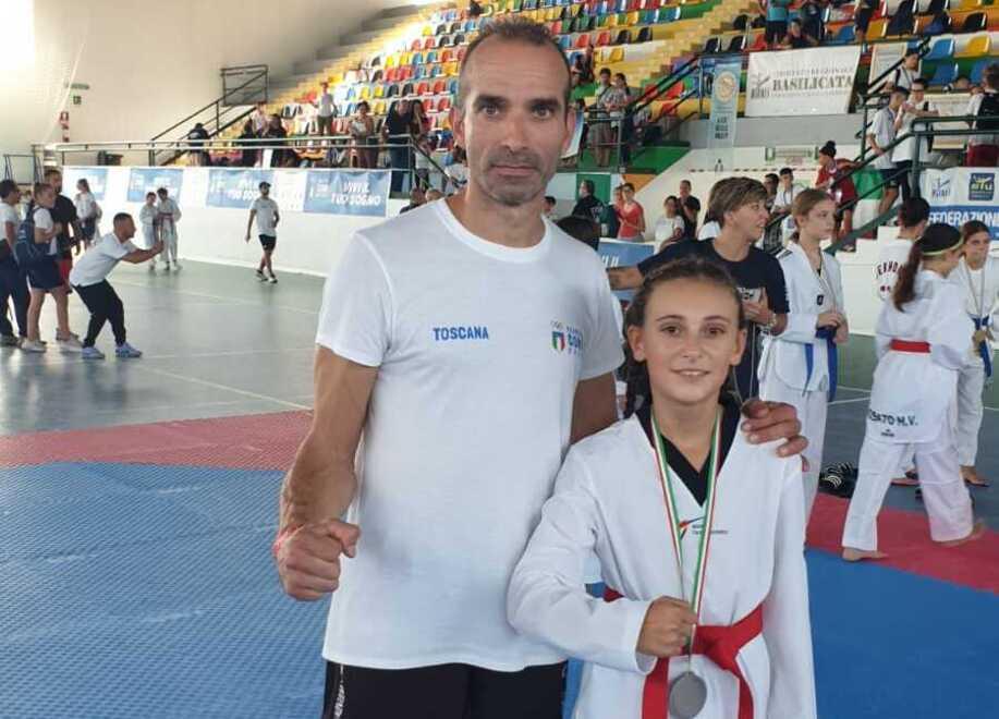 Taekwondo, Sanesi conquista l’argento
