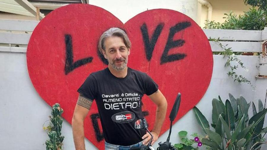 
	Marco, il 48enne viareggino a caccia dell'impresa negli Usa&nbsp;

