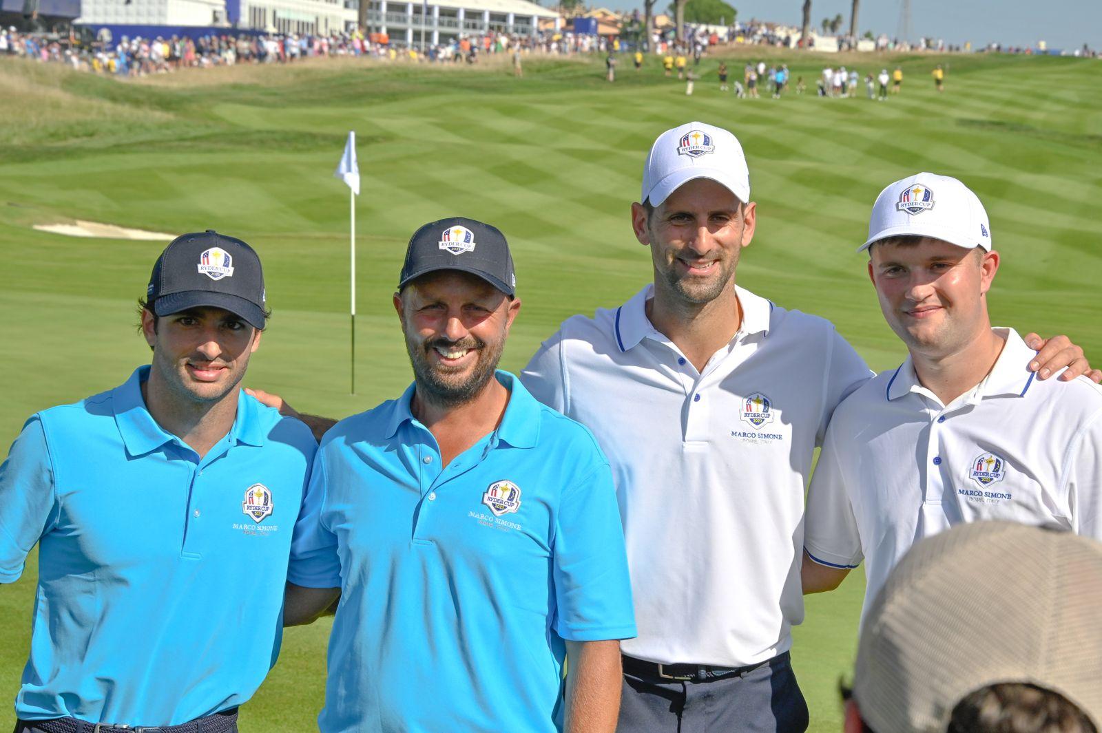 Da Livorno alla Ryder Cup, Perrino in coppia con Sainz sfida Djokovic: «Emozione fortissima»<br>
