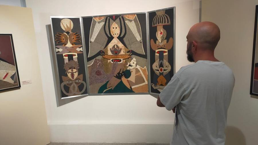 Un opera di Bona de Mandiargues al museo Nivola a Orani