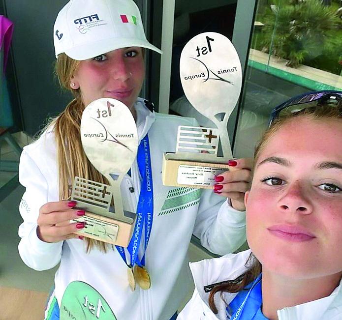 Elena Francesconi e Matilde Massai campionesse europee nel beach tennis