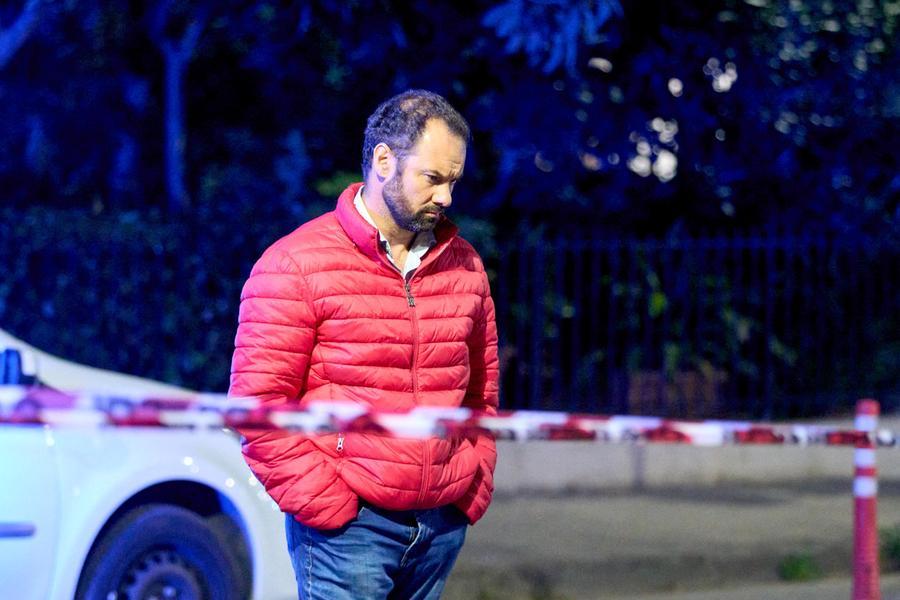 
	Il sindaco Falorni sul luogo del delitto

