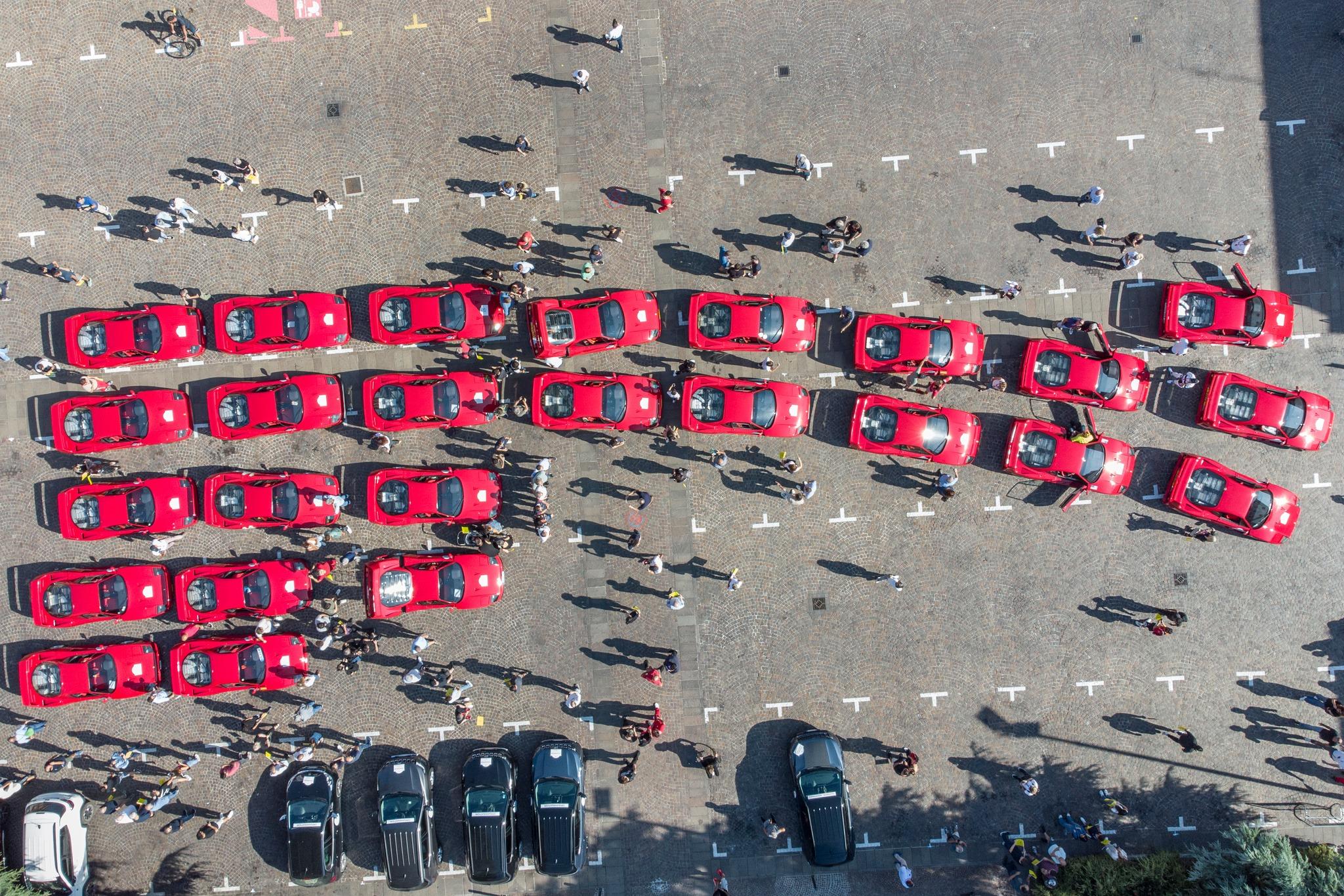 Maranello. Rombi di motori per i 35 anni della Ferrari F40<br>
