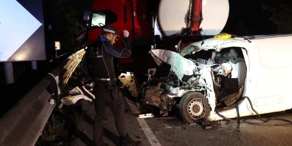 La scena del tragico incidente