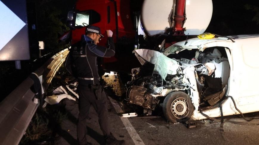 La scena del tragico incidente