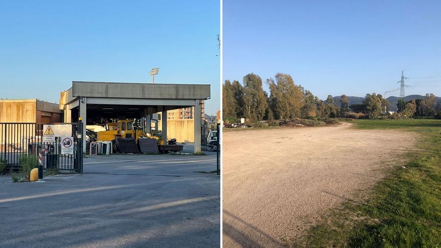 
	A sinistra l&rsquo;area degli attuali cantieri comunali A destra la zona dove nascer&agrave; la Cittadella del Carnevale (foto Giorgio)

