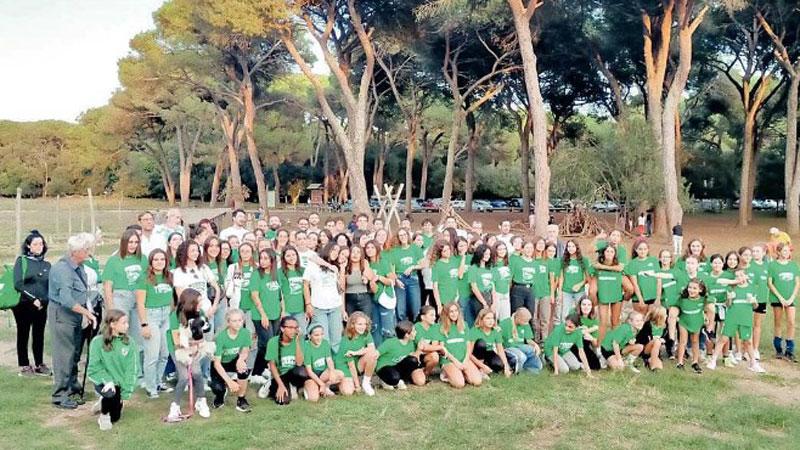 La Turris presenta le sue squadre nel verde del parco a San Rossore