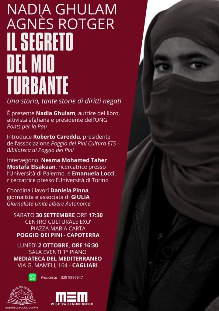 Si vestiva da uomo per poter studiare e mantenere la famiglia: a Cagliari la scrittrice afgana Nadia Ghulam