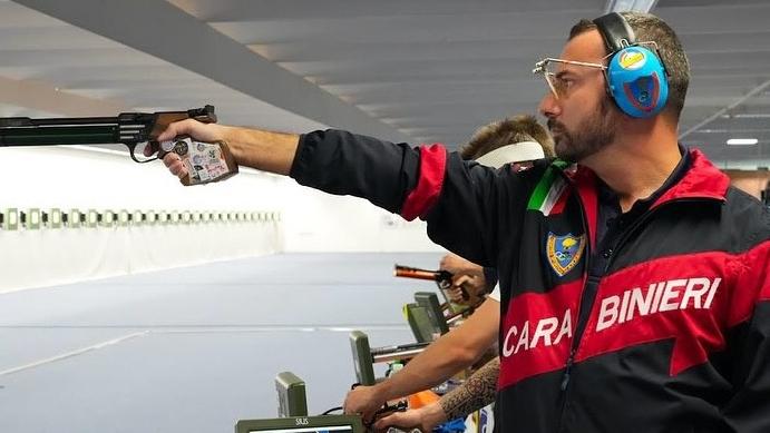 Luca Tesconi fa il pieno di medaglie ai campionati italiani di tiro a segno