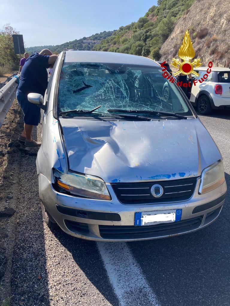 
	L'auto che ha investito l'operaio sulla 131 Dcn

