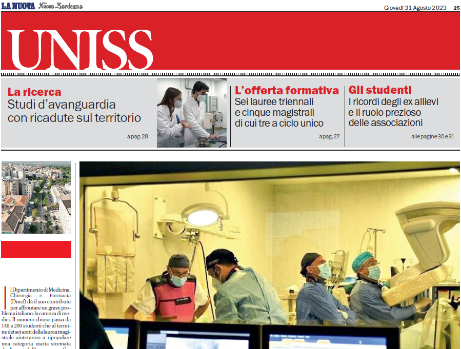 Speciale Università di Sassari - Dipartimento Di Medicina, Chirurgia e Farmacia