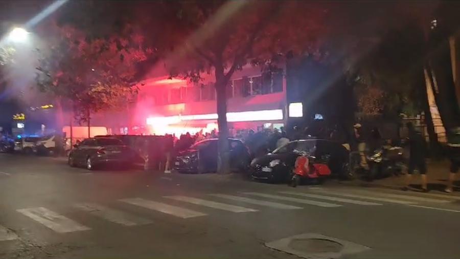 Fiorentina-Cagliari, tafferugli in viale dei Mille prima della partita