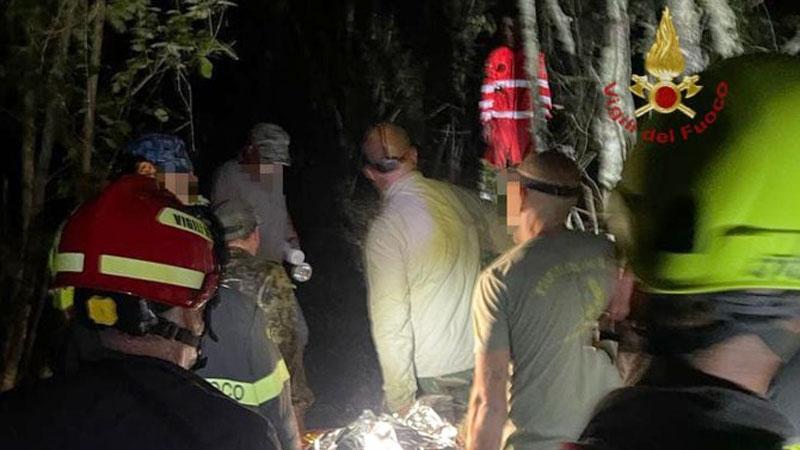 
	Il soccorso al 40enne finito nel canalone

