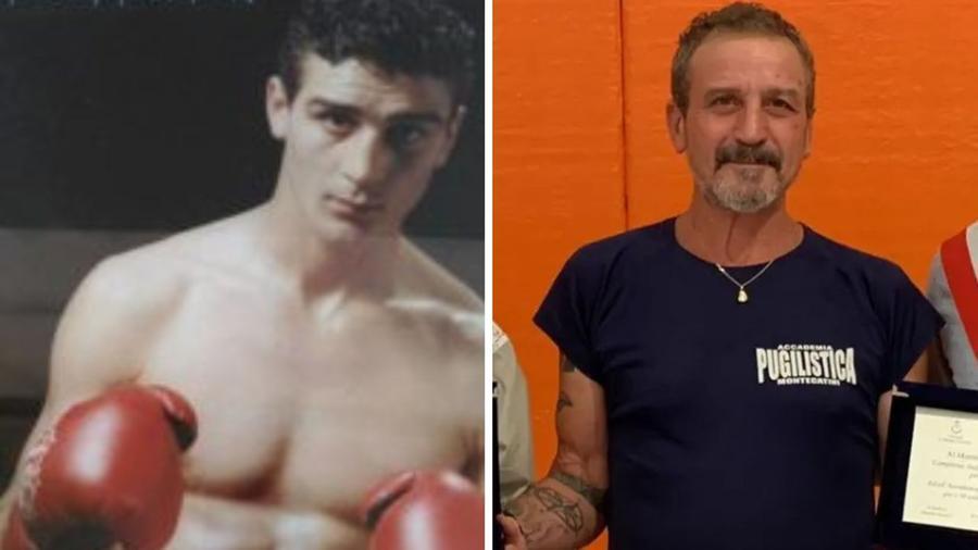 
	A sinistra Piero Morello nel 1987, a destra l'ex campione nel giorno del suo 60esimo compleanno

