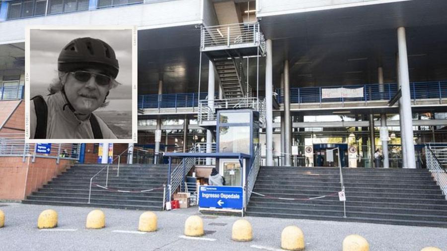 
	L'ingresso dell'ospedale Versilia e, nel riquadro, il dottor Mansueto Pardini&nbsp;

