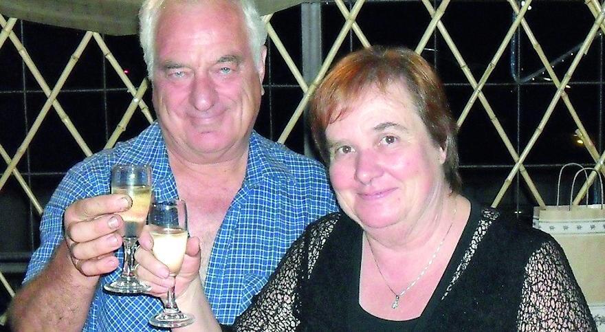 Maria Grazia Paolicchi con il marito Roberto Tommasi
