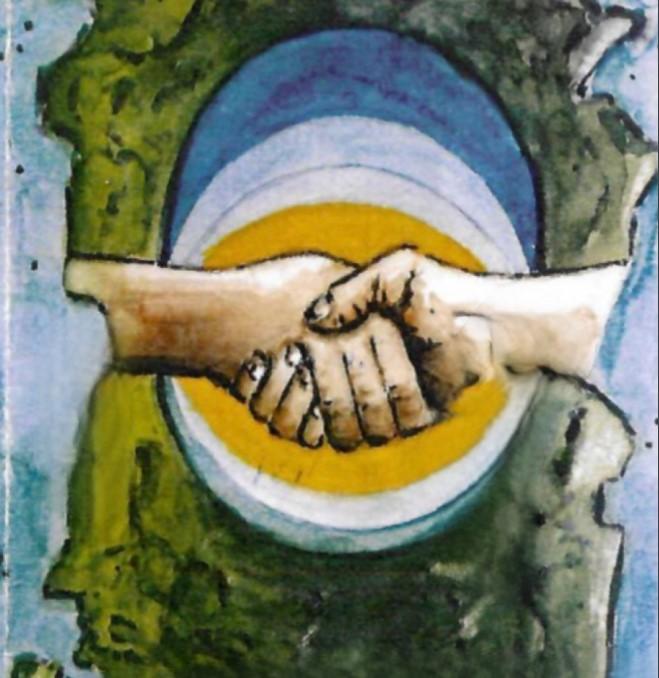 
	Un particolare della locandina del VII Congresso della Federazione dei circoli sardi in Germania

