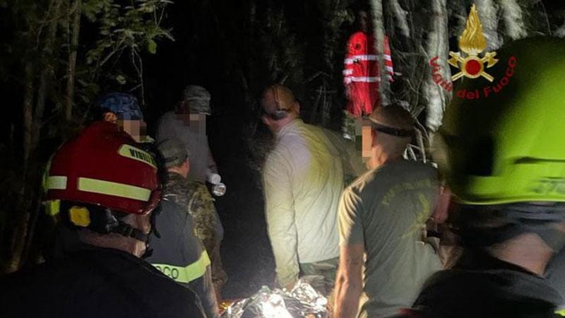Massa Marittima, caduto nel canalone durante la caccia. La moglie: «Grazie agli angeli che lo hanno salvato»
