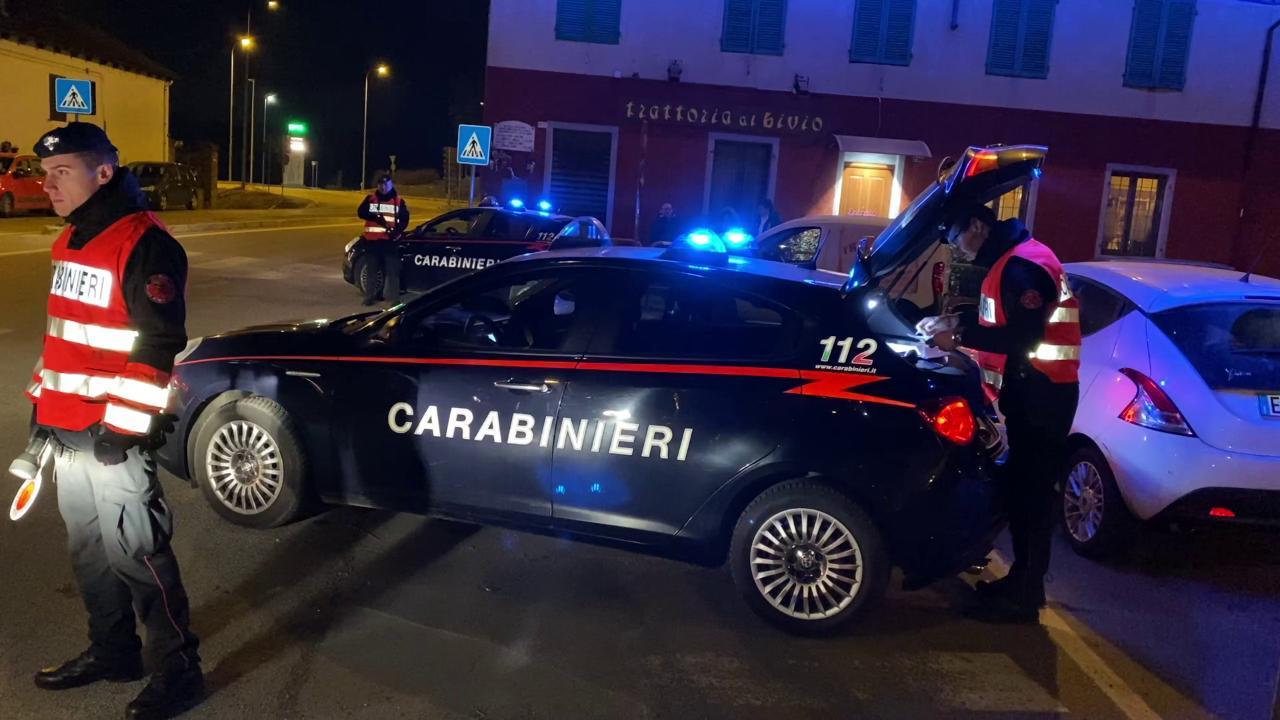 Un controllo dei carabinieri (foto d'archivio)