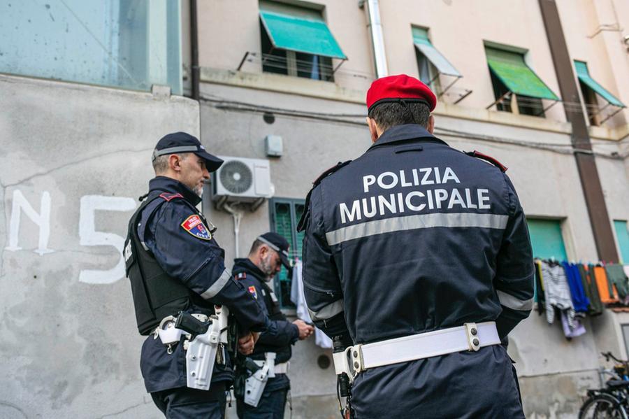 
	La municipale al lavoro (foto d'archivio)

