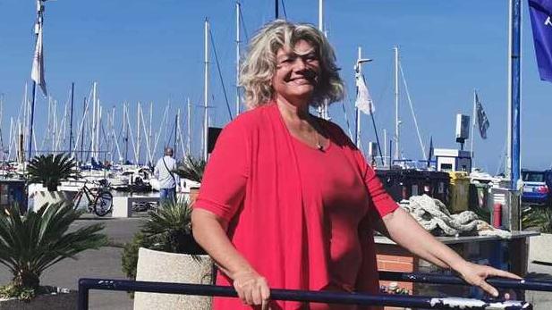 Nella foto Michela Fucile sulla Banchina Fucile