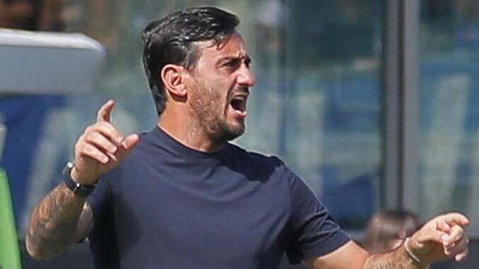 Il tecnico nerazzurro Alberto Aquilani (foto Muzzi)