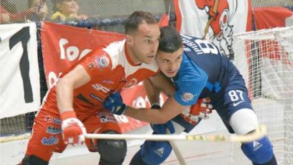 In azione Pablo Saavedra, capitano biancorosso (foto Agenzia Bf)