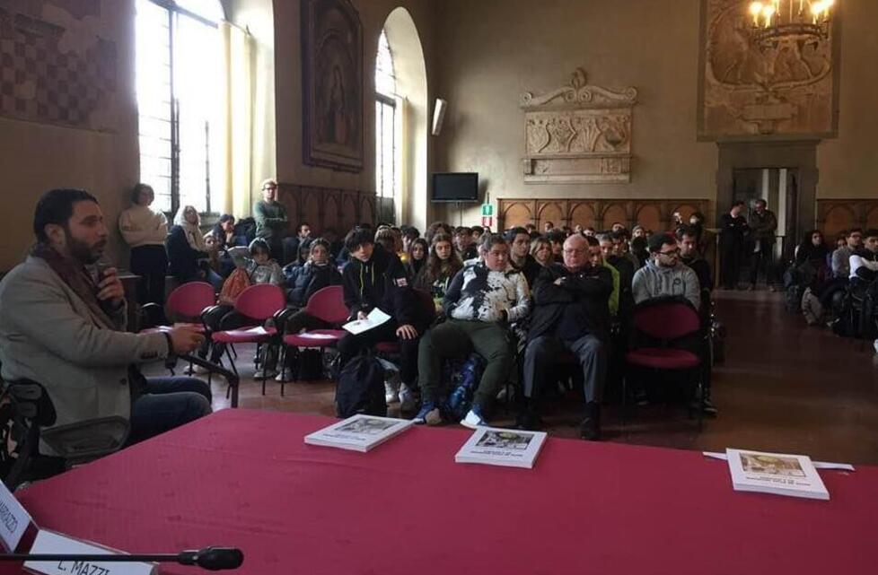 Luca Mazzi durante uno degli ultimi incontri