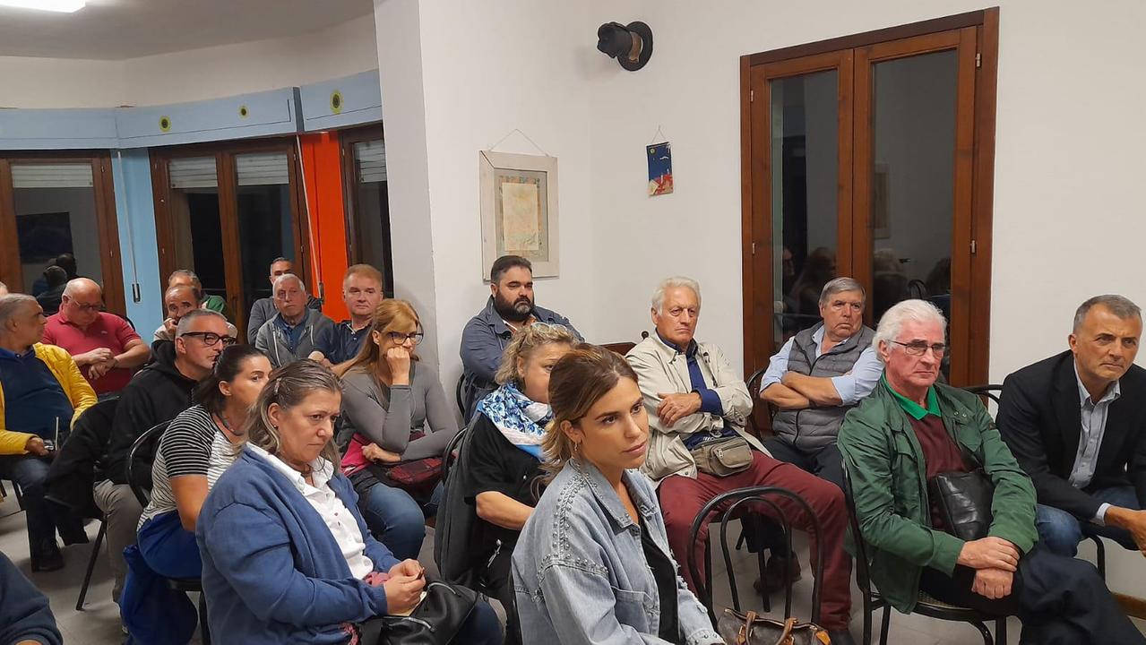 Un momento dell’incontro a Villa Collina