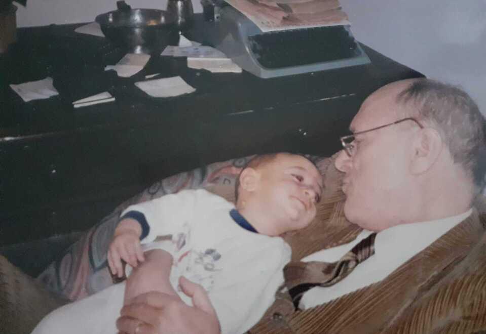 Pierantonio Graziani in una foto tenerissima con il nipote Pier Francesco