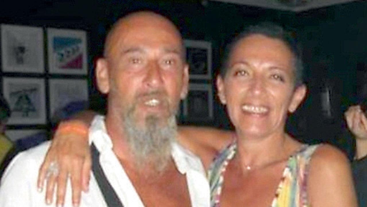 Alessandro Bertini insieme alla compagna Simona