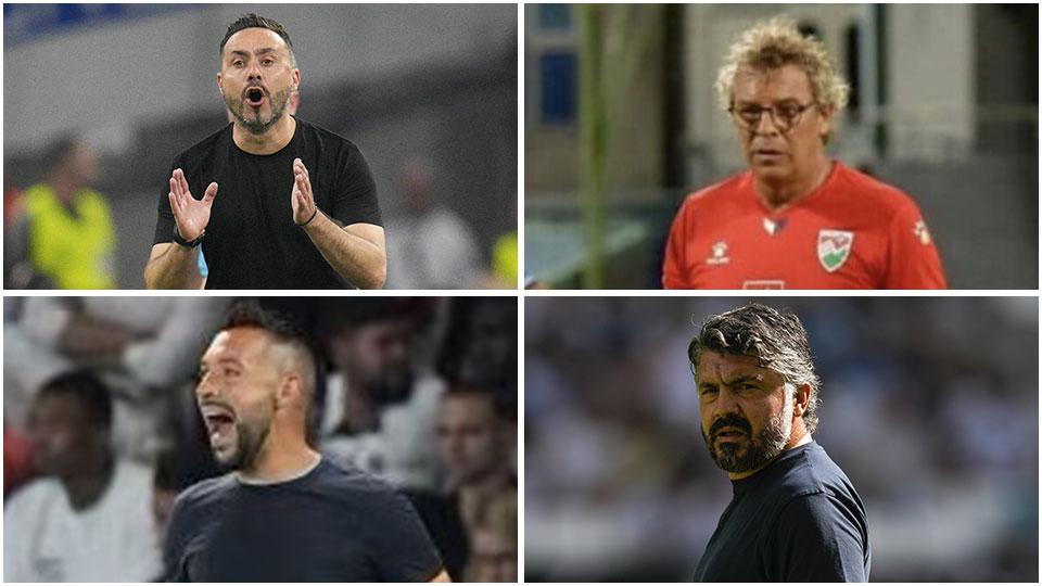 De Zerbi, Moriero ct delle Maldive, Farioli e Gattuso