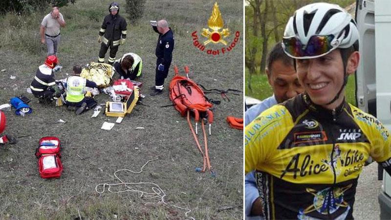 Pistoia, giovane ciclista morto in gara: «Quella è una curva pericolosa, dovevano esserci delle protezioni»