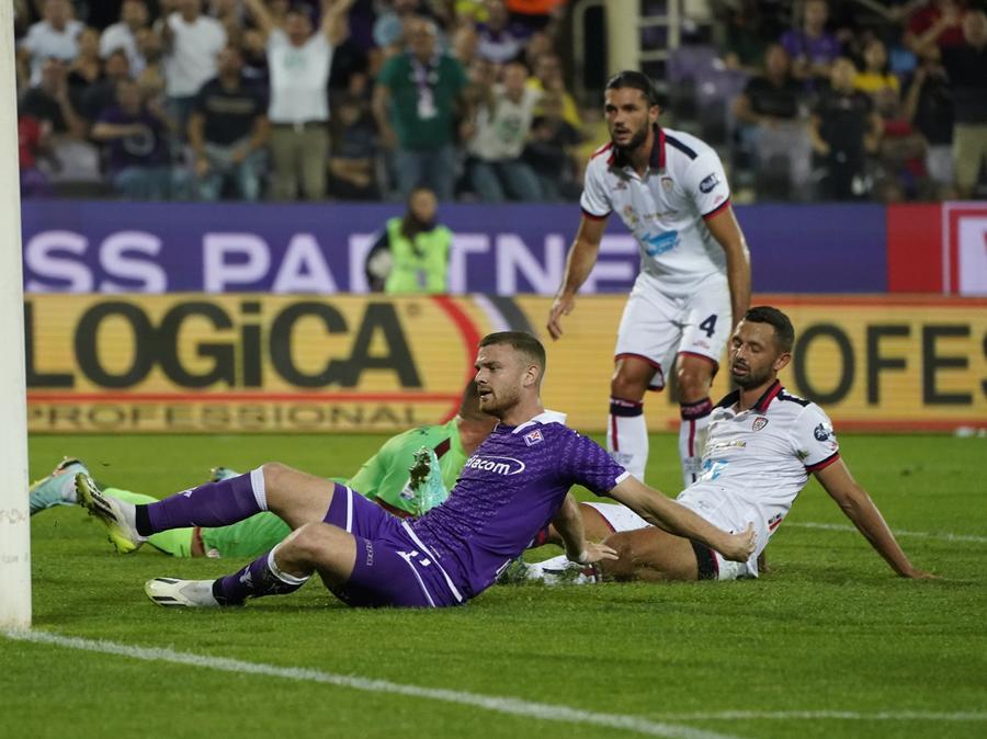 
	Un momento della partita del 2 ottobre Fiorentina-Cagliari&nbsp;

