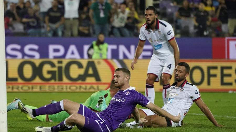 
	Un momento della partita del 2 ottobre Fiorentina-Cagliari&nbsp;

