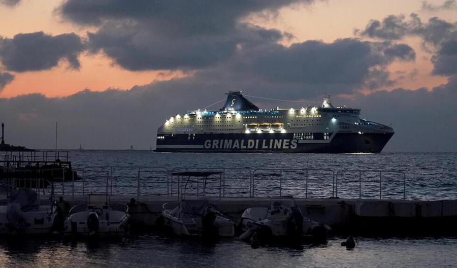 
	Una nave Grimaldi (foto Franco Silvi)


